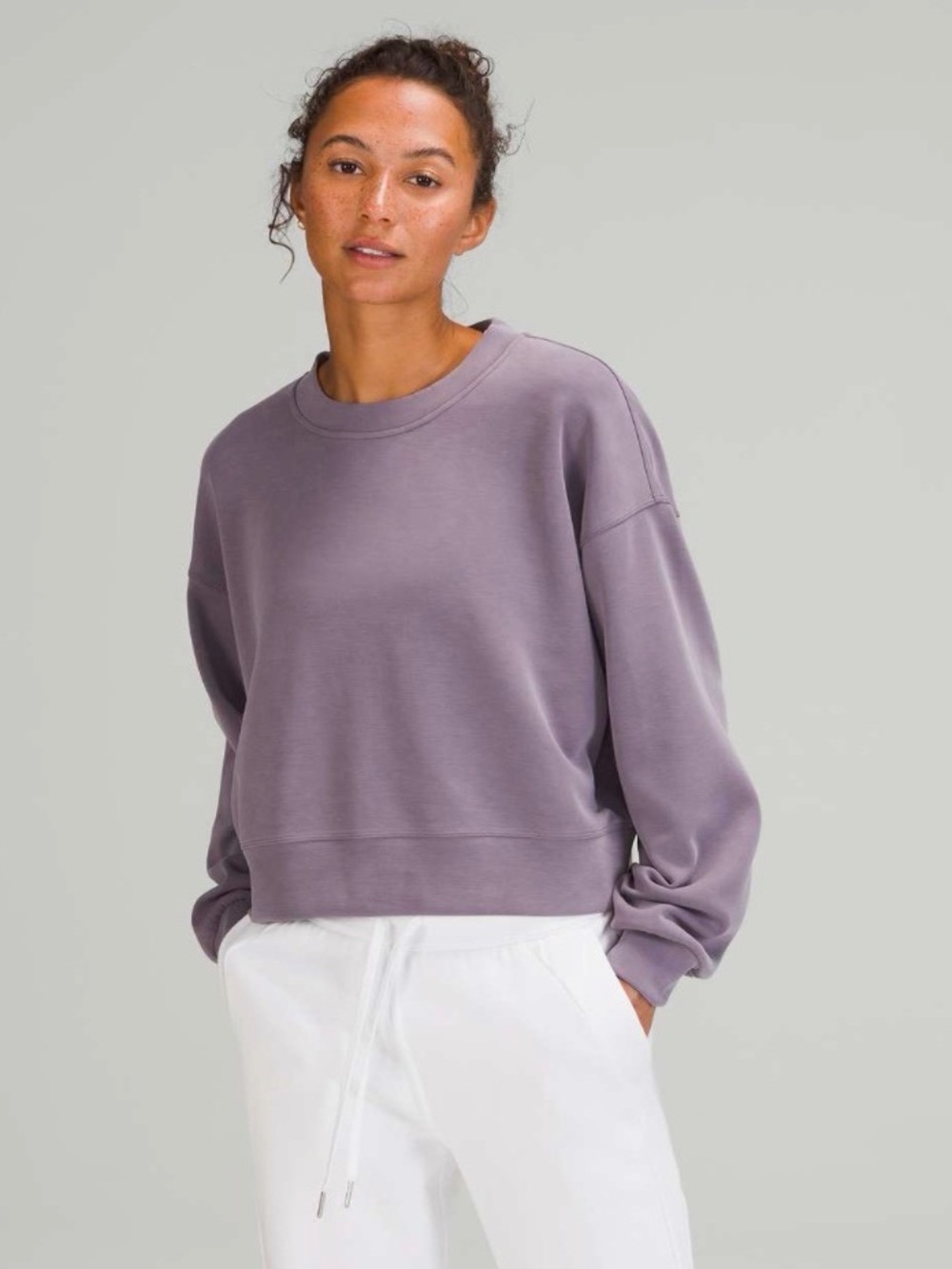Lululemon Perfectly Oversized Cropped Crew *Softstreme™